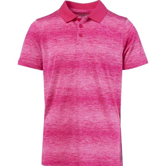 BCG Men's Golf Ombre Stripe Polo Shirt in Bright Raspberry Sorbet Ombre 2XL - Picture 1 of 5